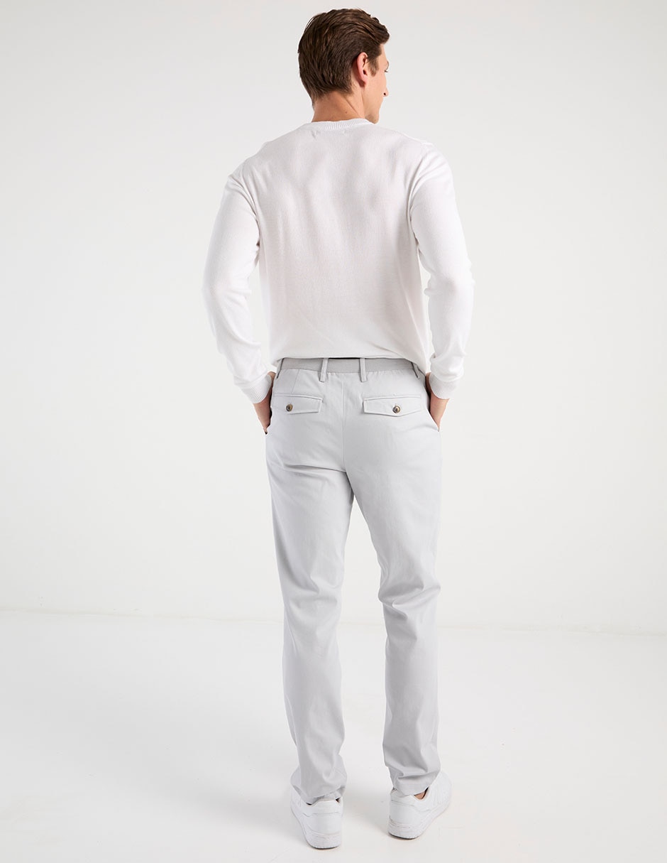 Pantalón slim de algodón para hombre 6