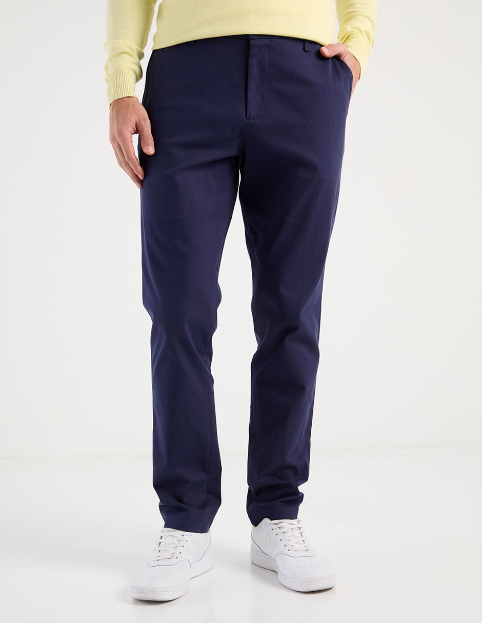 Pantalón slim de algodón para hombre Pantalón slim de algodón para hombre