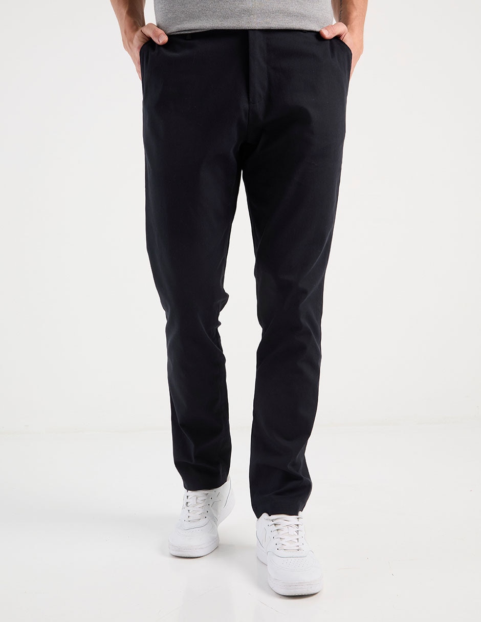 Pantalón slim de algodón para hombre