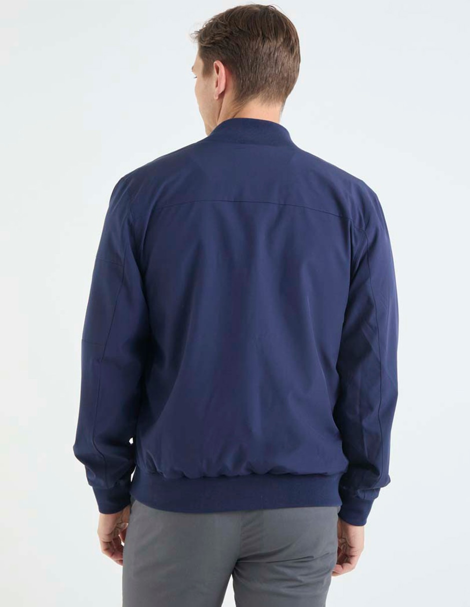 CHAMARRA CONTEMPO, EG, AZUL MARINO LISO