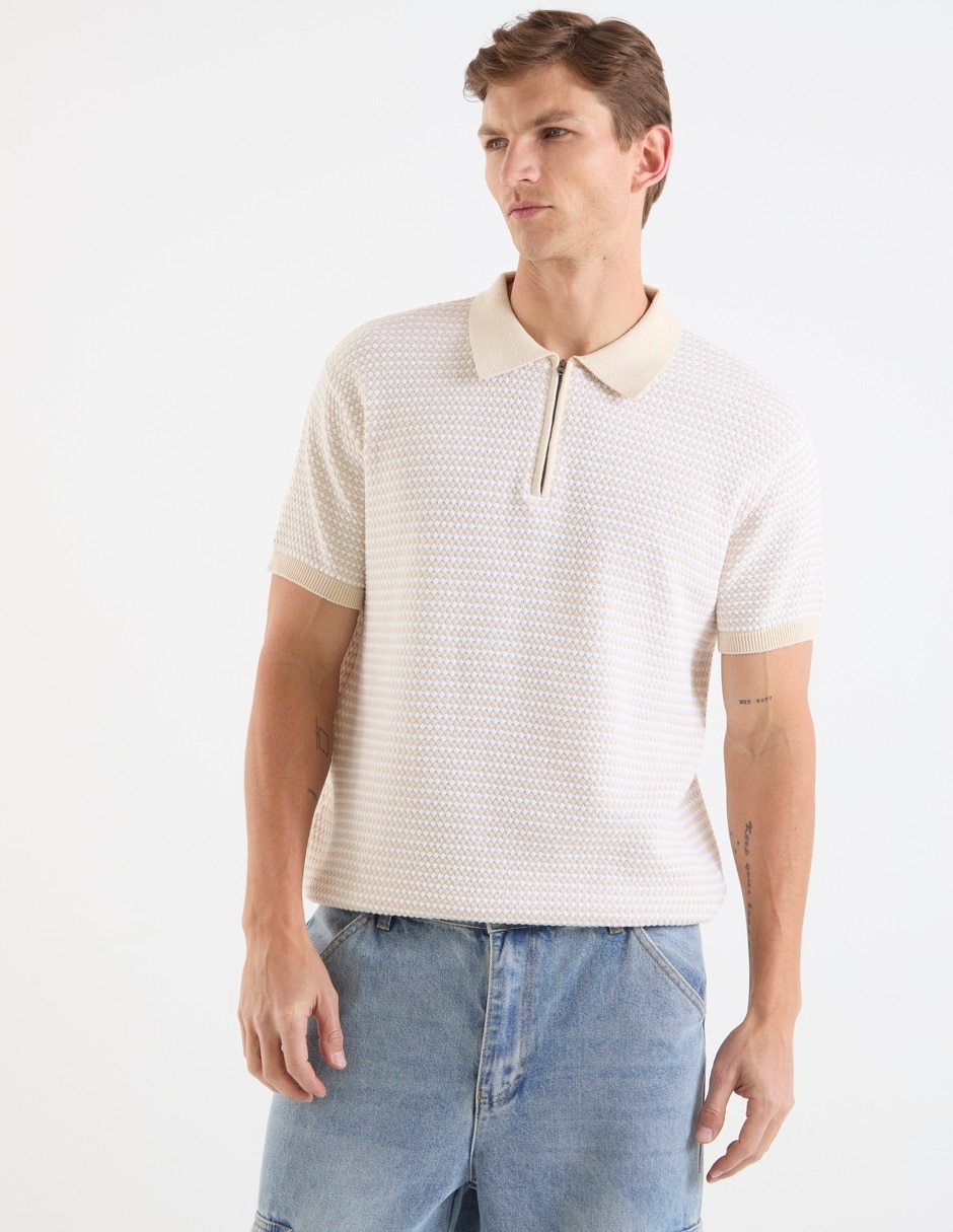 Playera tipo polo para hombre
