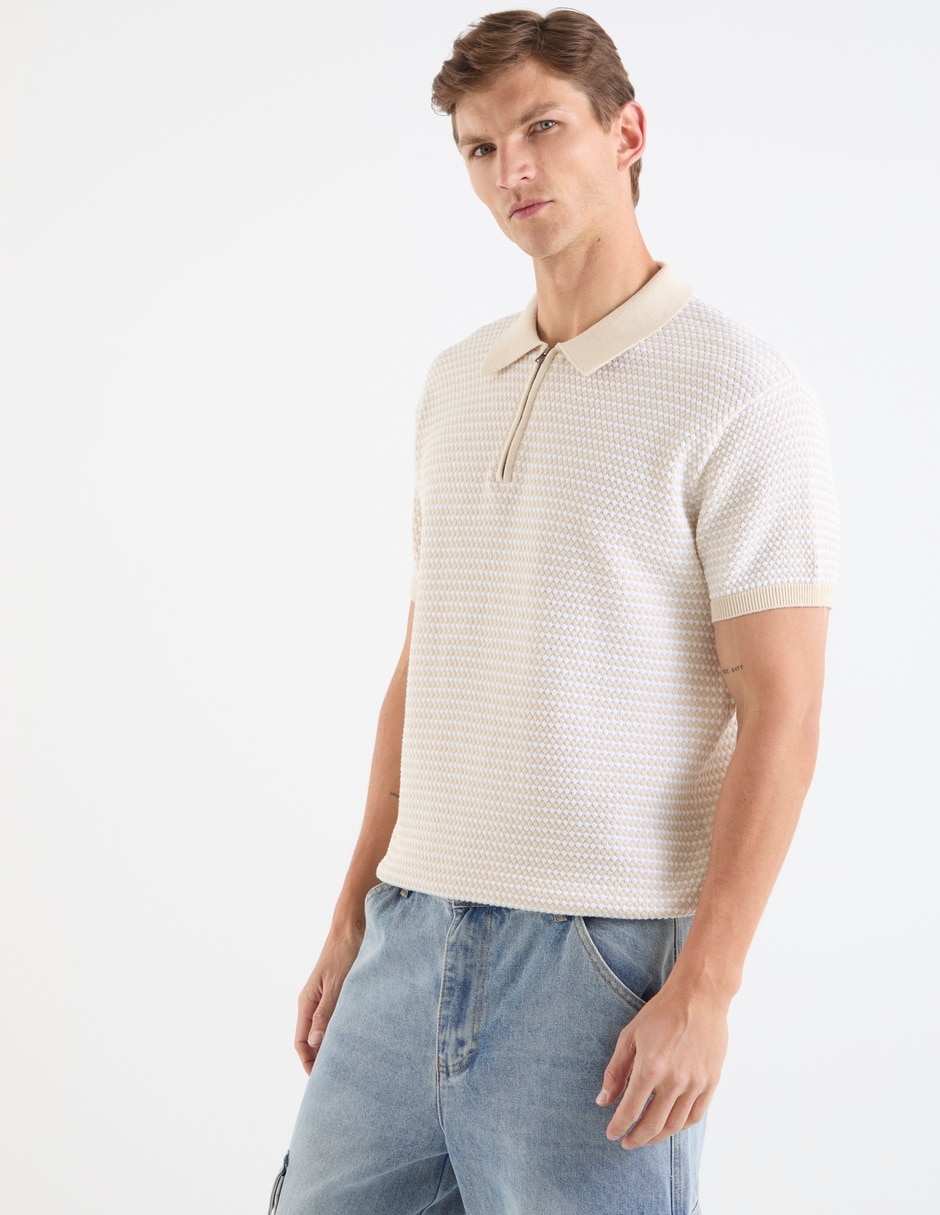 Playera tipo polo para hombre