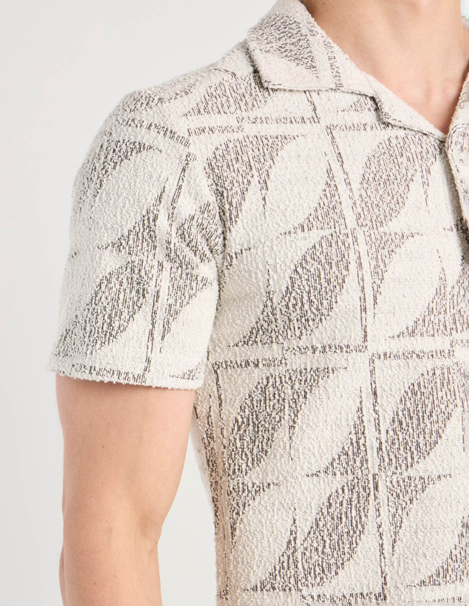 Camisa casual de algodón manga corta para hombre 5