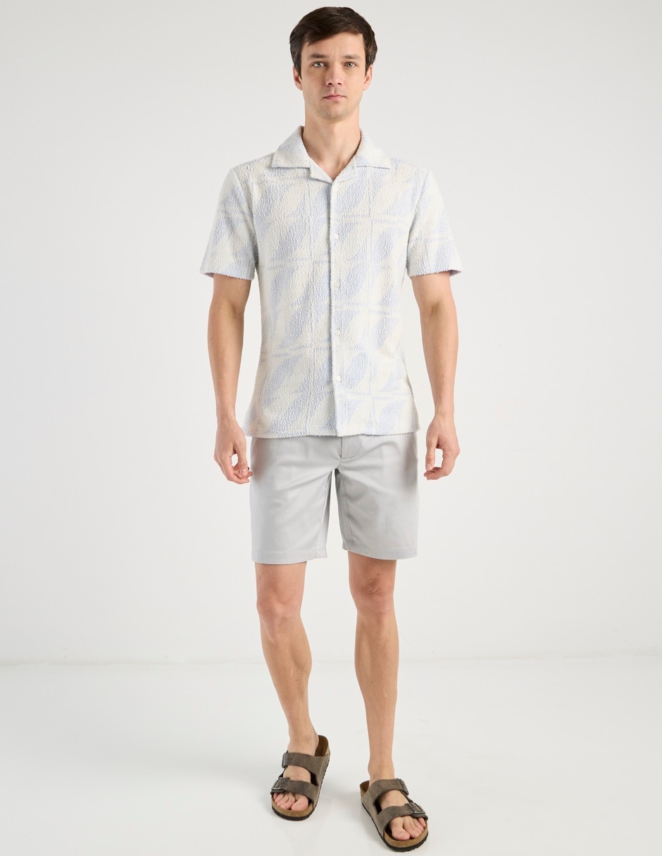 CAMISA COH26216-4 CONT, G, DENIM CLARO