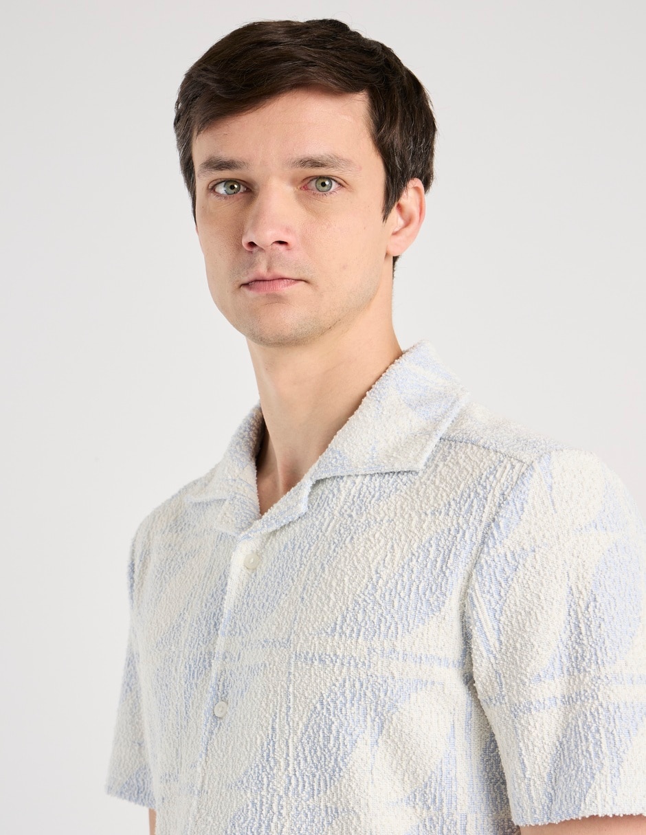 CAMISA COH26216-4 CONT, G, DENIM CLARO