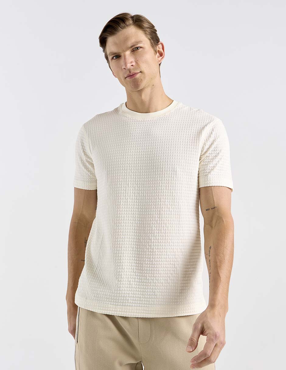 Playera cuello redondo para hombre