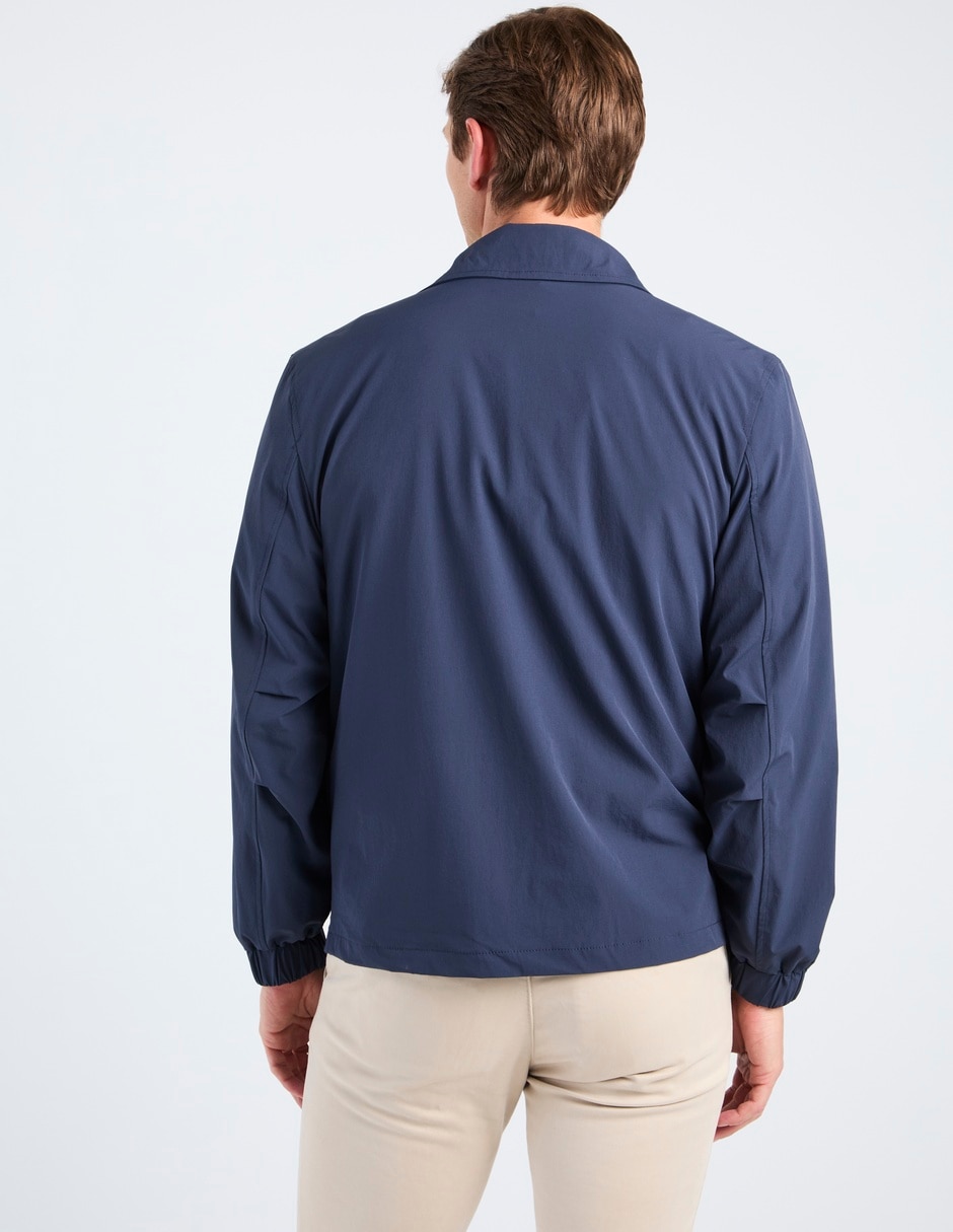 Chamarra harrington con bolsillos para hombre 2