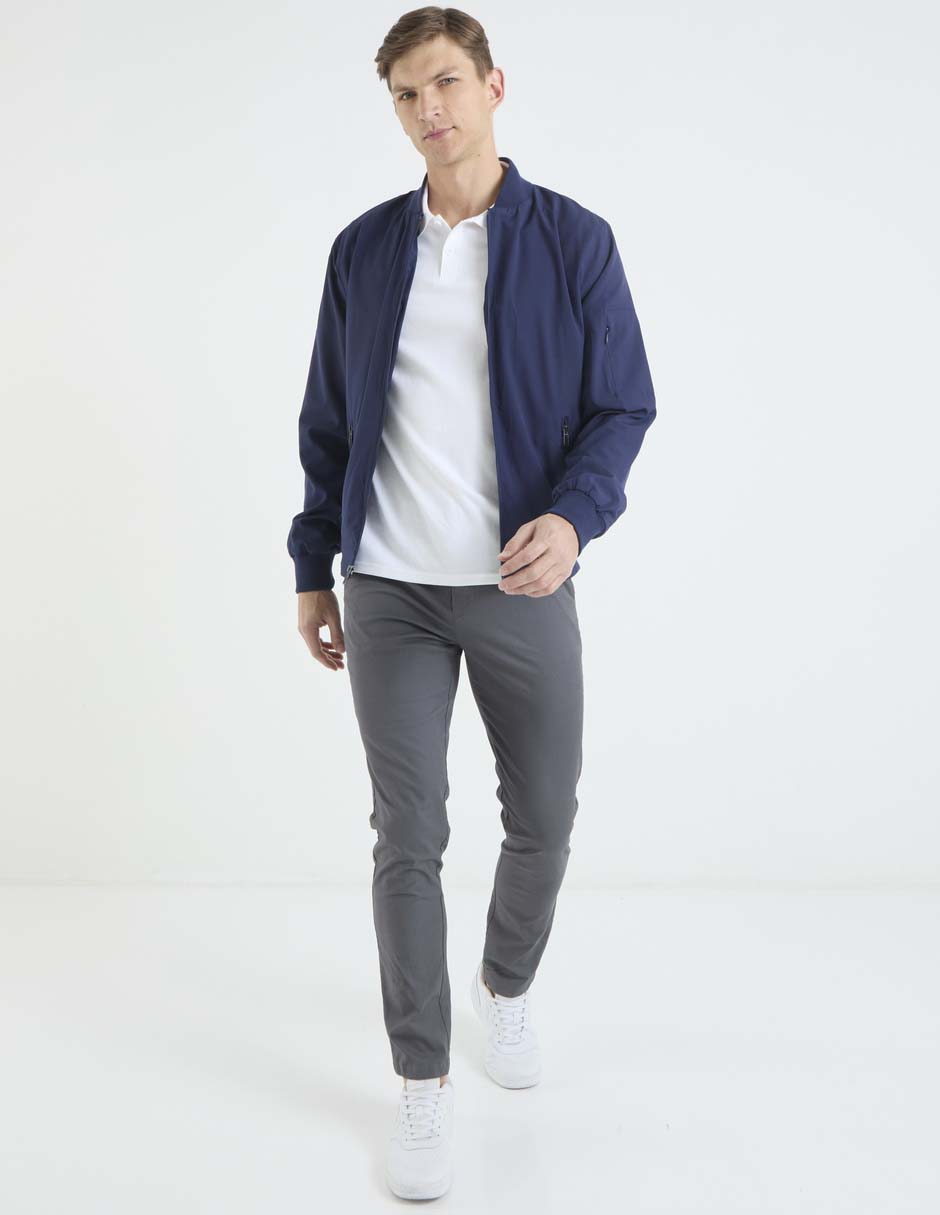 PANTALON BANANA CONT, 30, GRIS OBSCURO