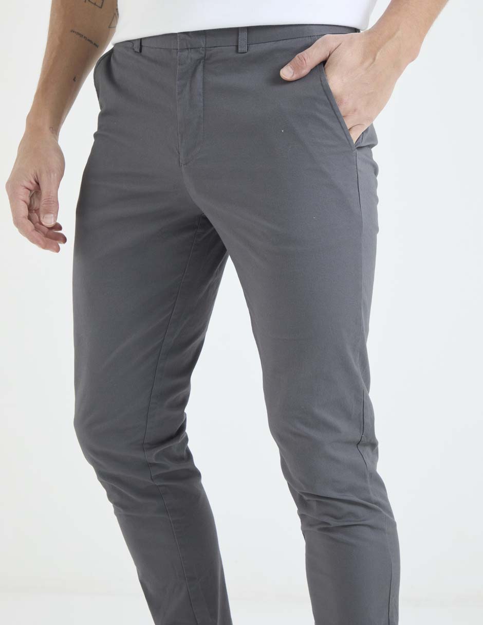 PANTALON BANANA CONT, 30, GRIS OBSCURO