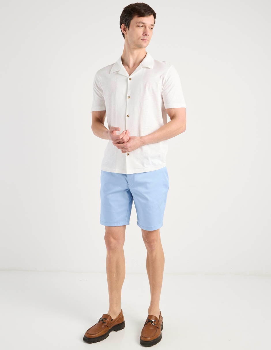 BERMUDA CONTEMPO, 32, DENIM CLARO LISO
