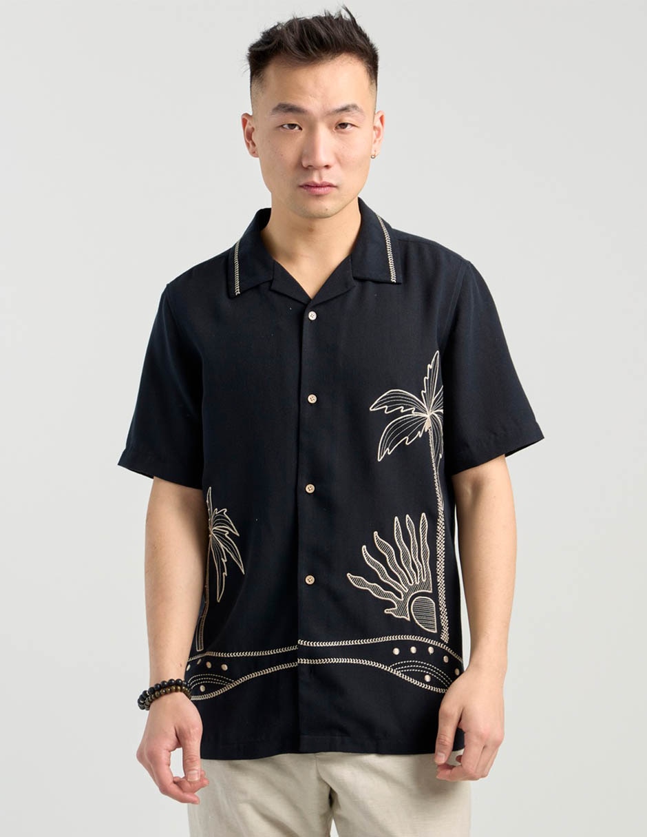 Camisa casual manga corta para hombre Camisa casual manga corta para hombre
