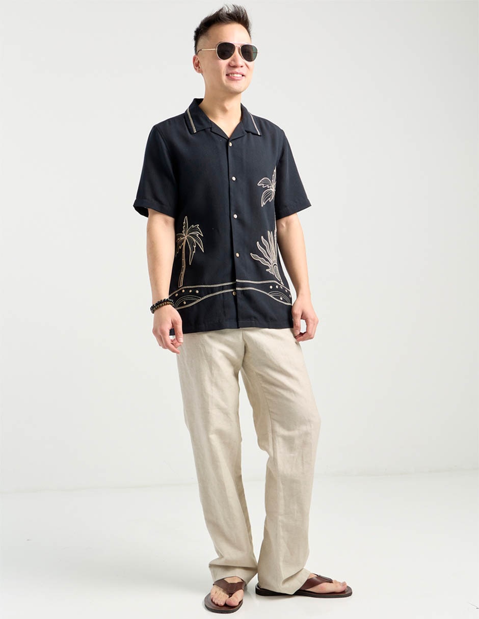 Camisa casual manga corta para hombre 3