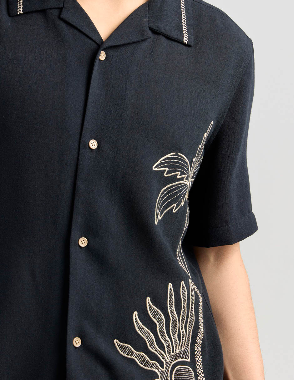 Camisa casual manga corta para hombre 4