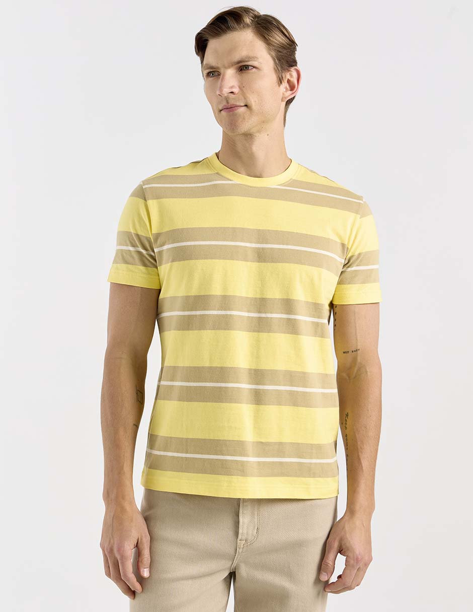 Playera cuello redondo para hombre