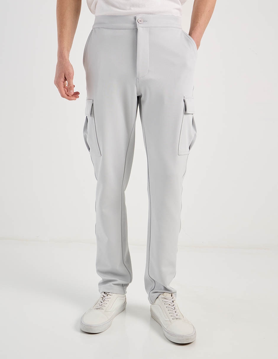 Pantalón cargo straight para hombre Pantalón cargo straight para hombre