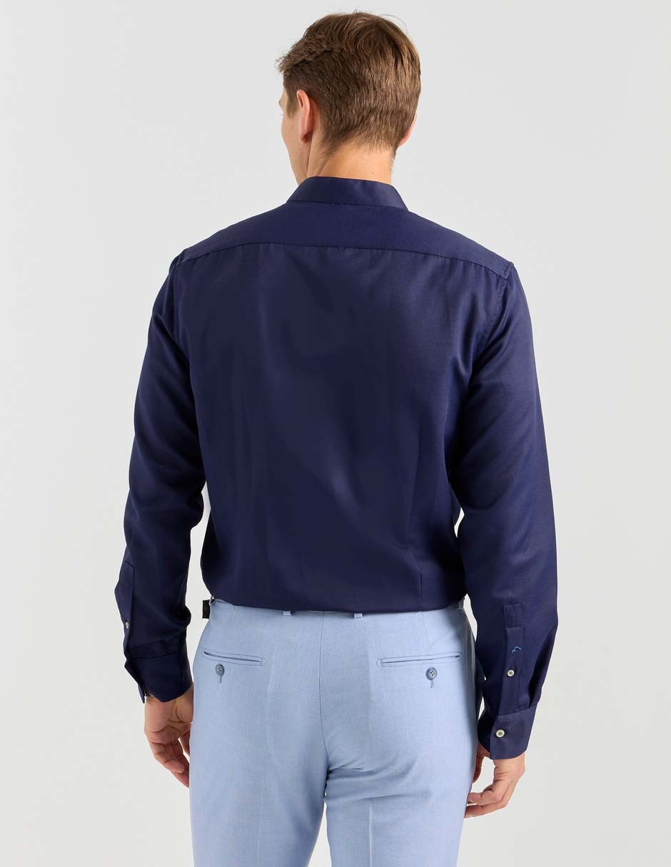CAMISA COH26028-3 CONT, M, AZUL MARINO