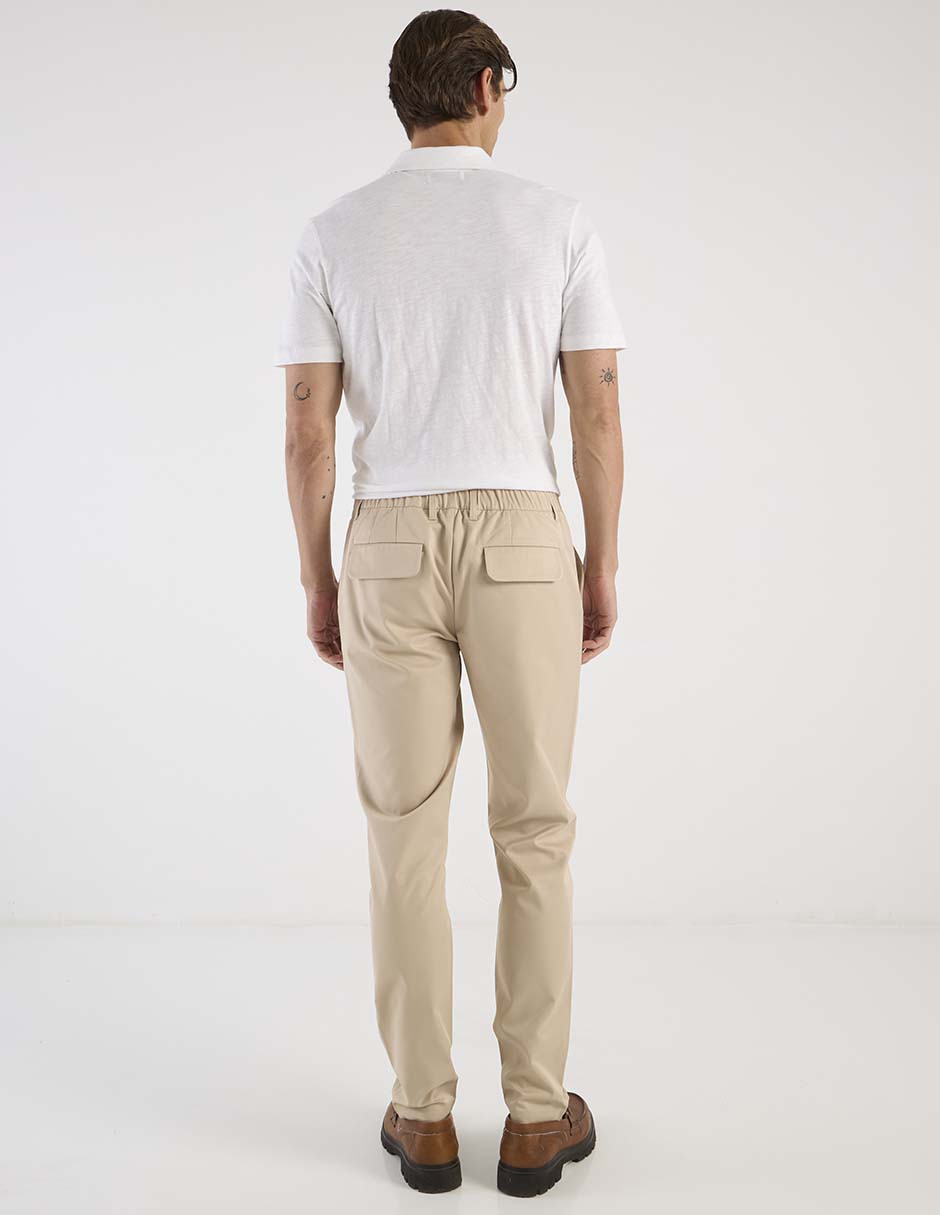 PANTALON CONTEMPO, 30, KHAKI CLARO LISO