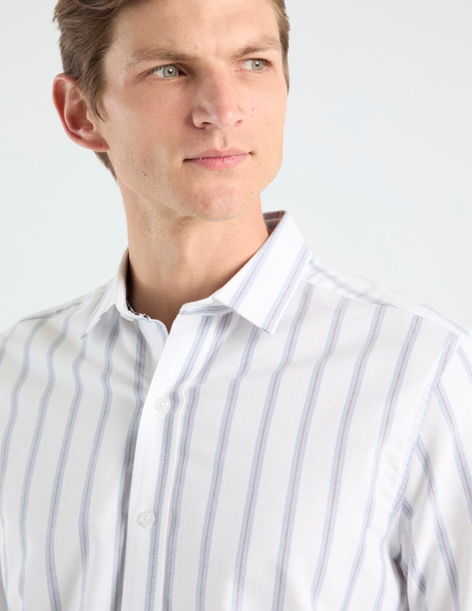 CAMISA COH26952-5 CONT, CH, GRIS CLARO