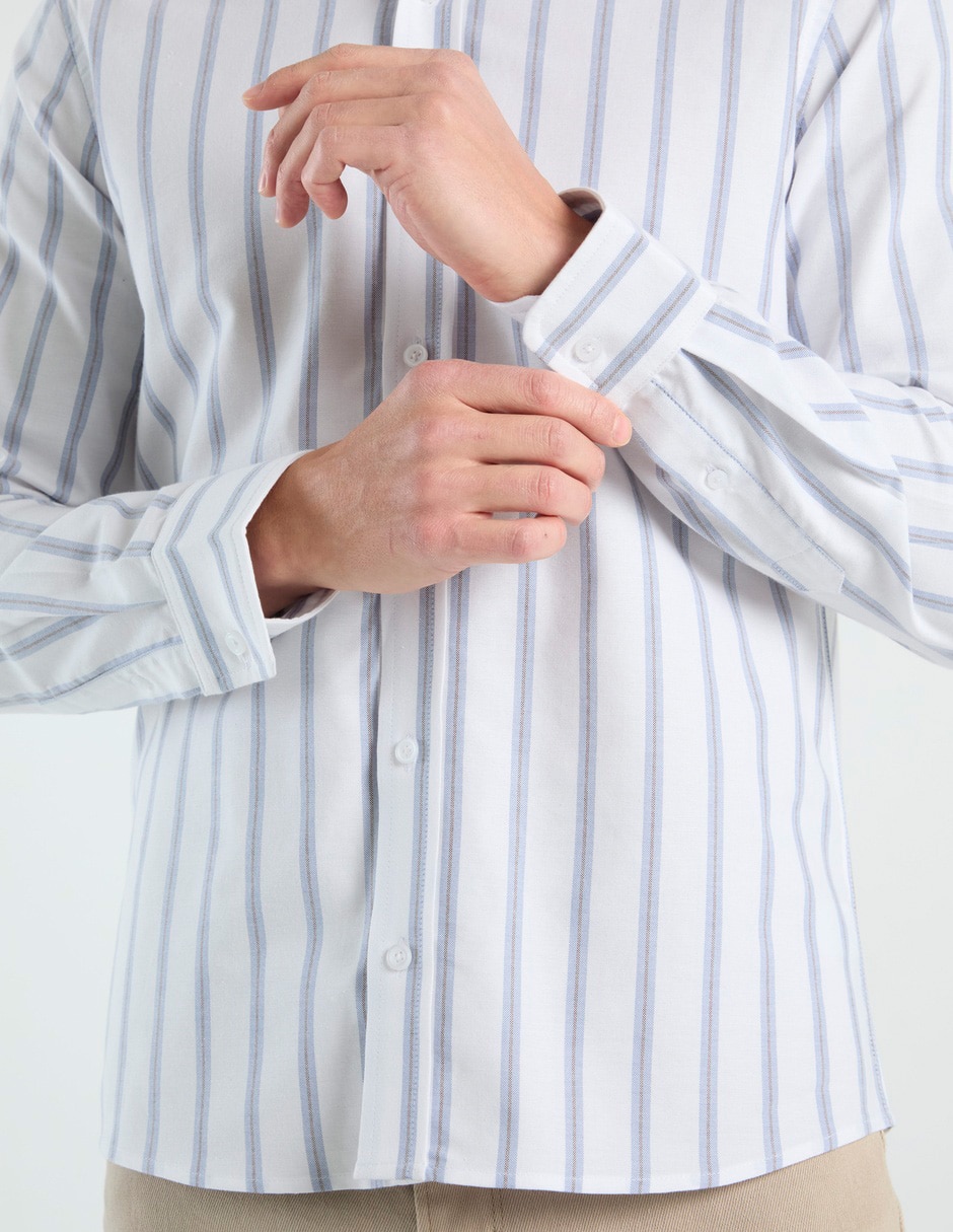 CAMISA COH26952-5 CONT, CH, GRIS CLARO