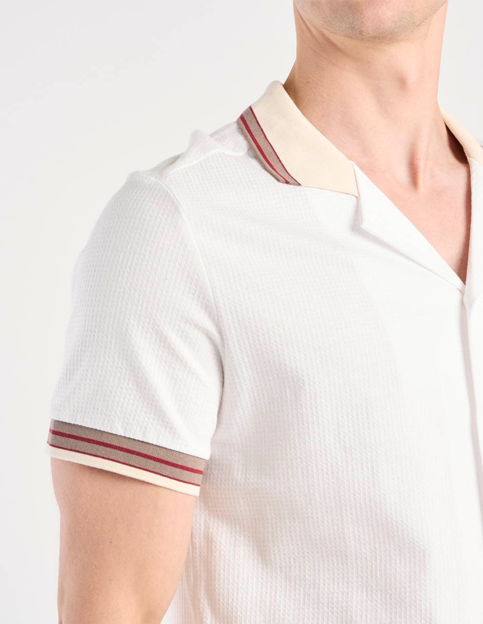 Camisa casual manga corta para hombre 9