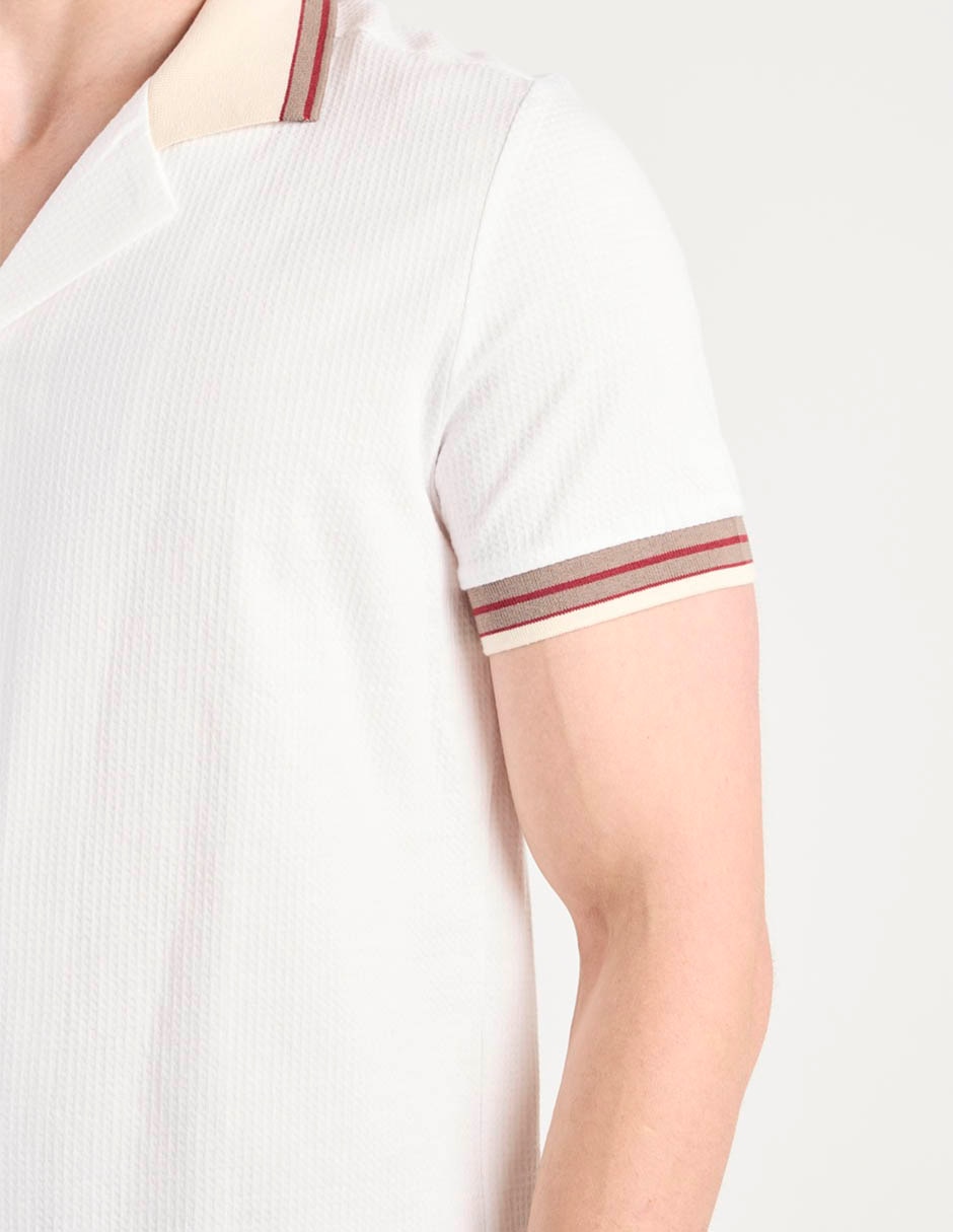 Camisa casual manga corta para hombre 10