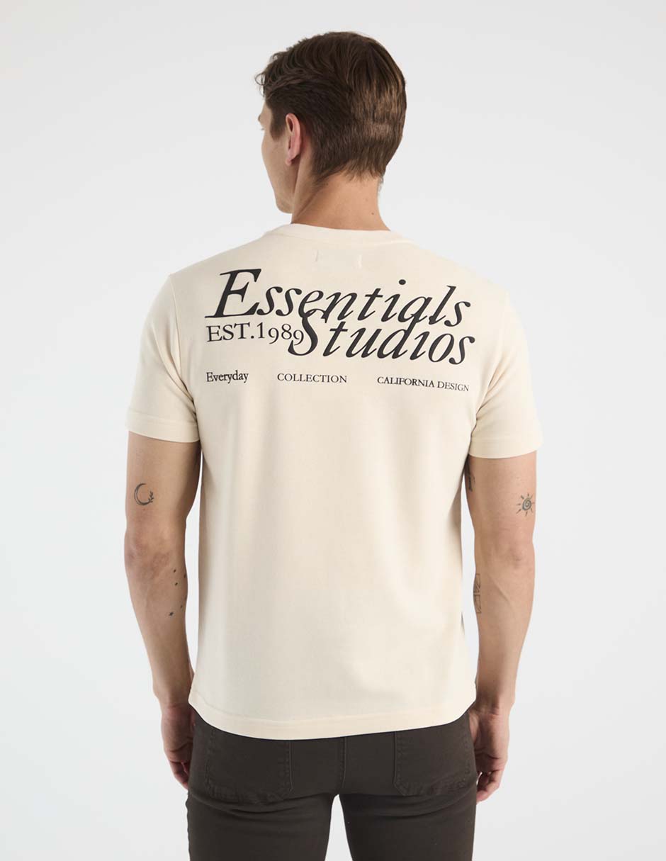 Playera cuello redondo para hombre 2
