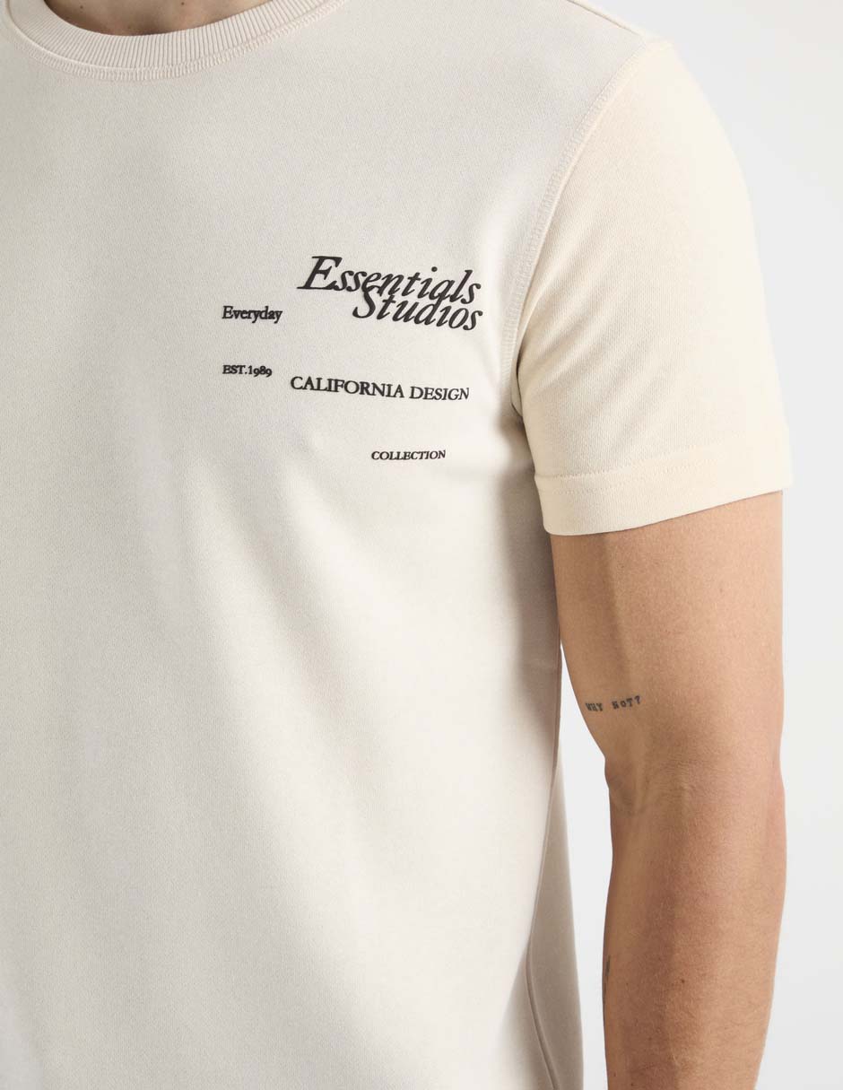 Playera cuello redondo para hombre 4