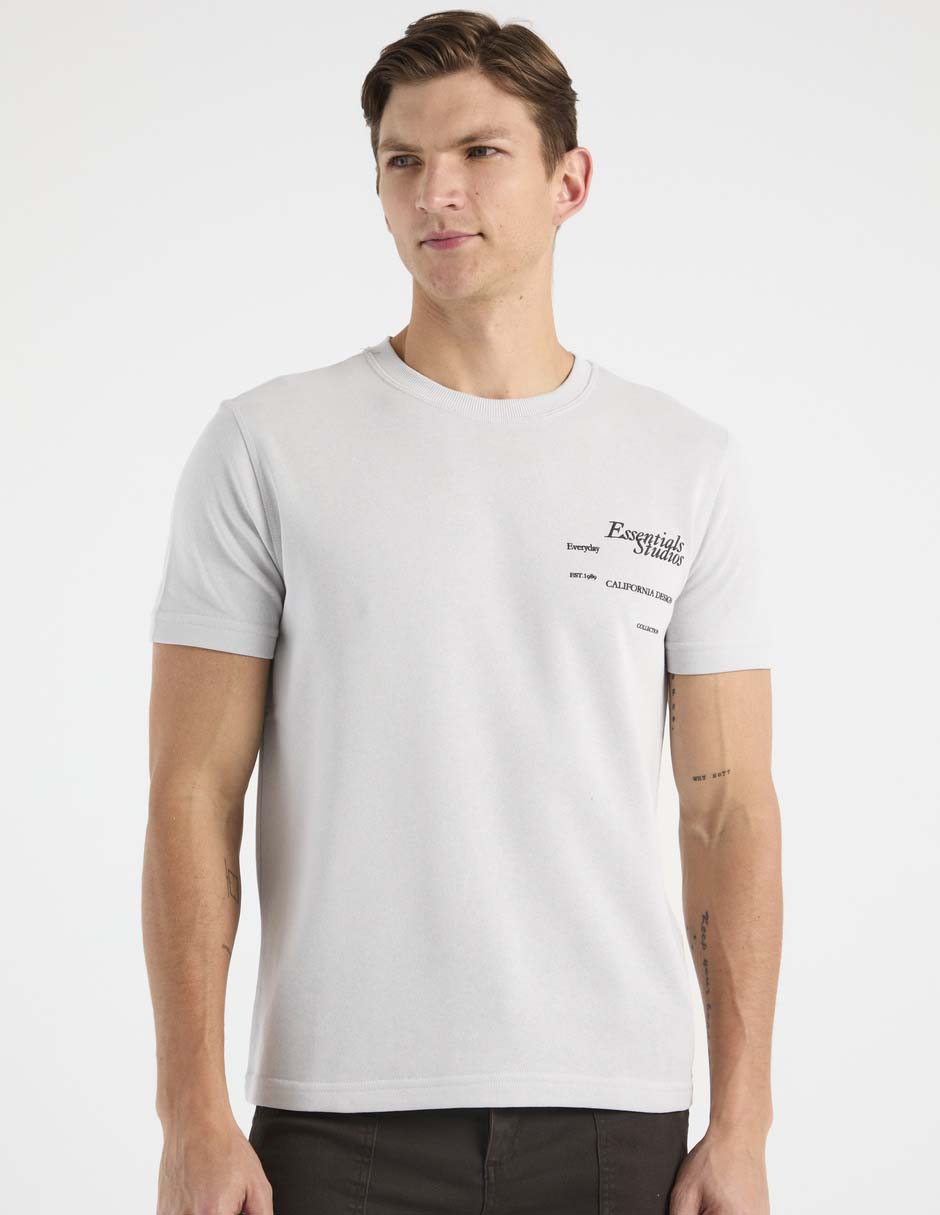 Playera cuello redondo para hombre Playera cuello redondo para hombre
