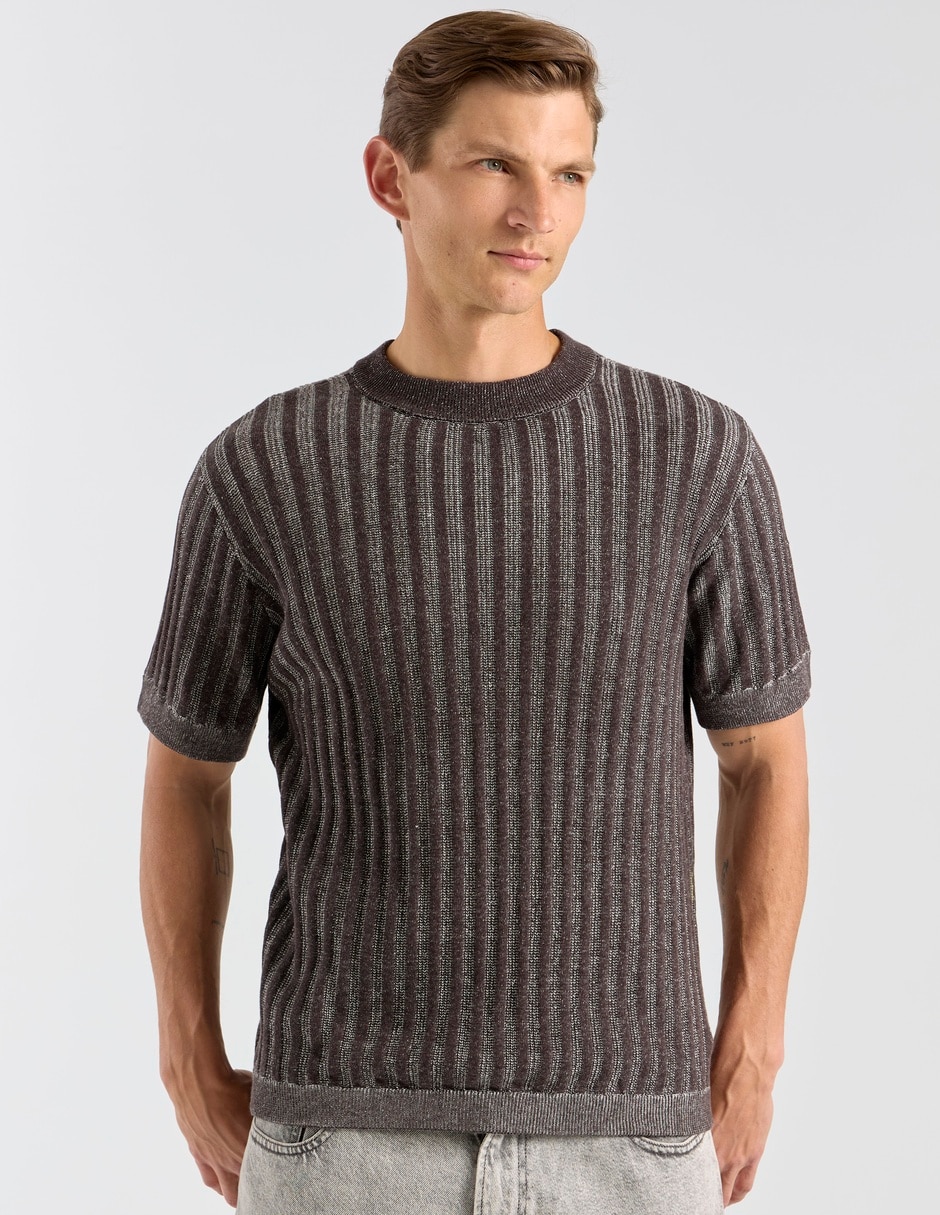Playera cuello redondo para hombre 2