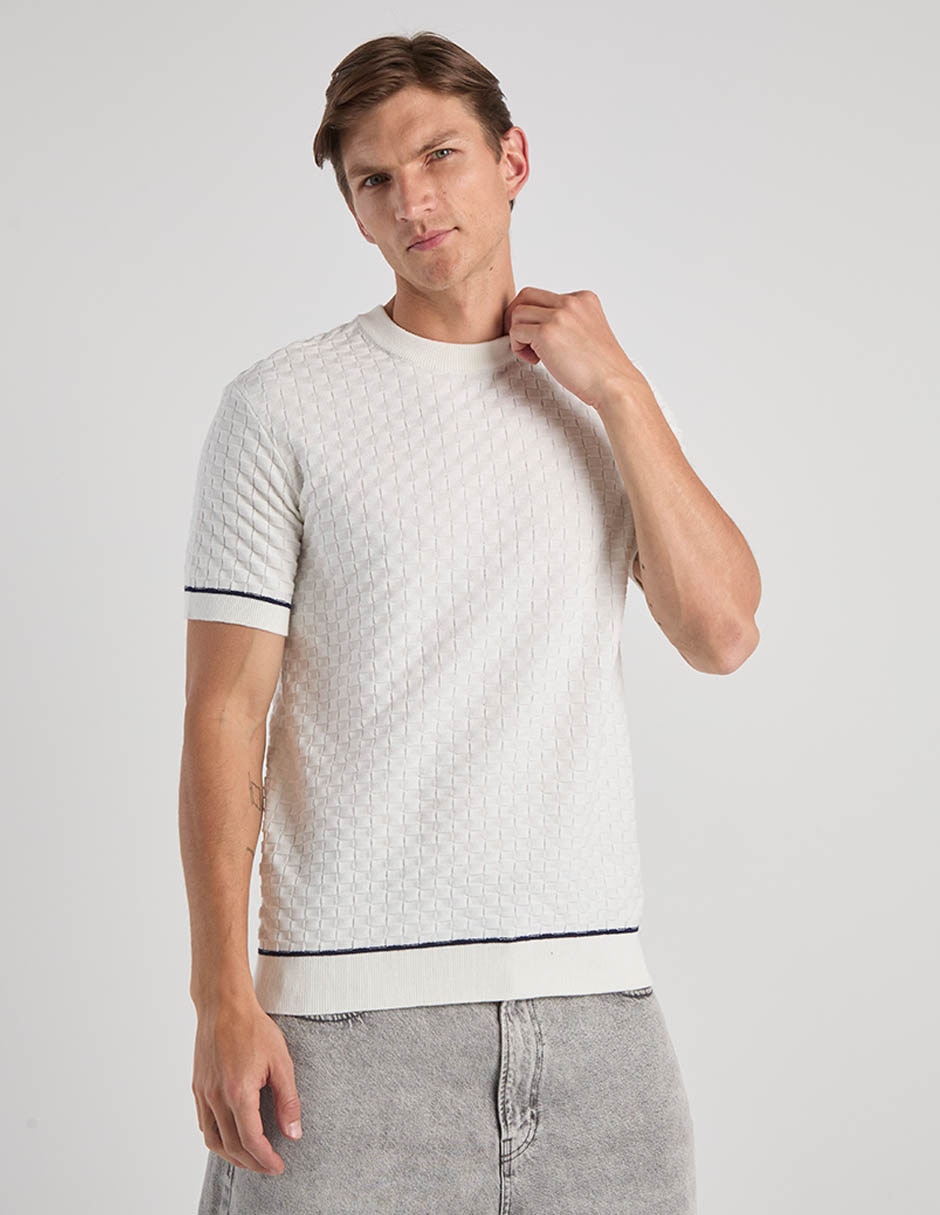 Playera cuello redondo para hombre Playera cuello redondo para hombre