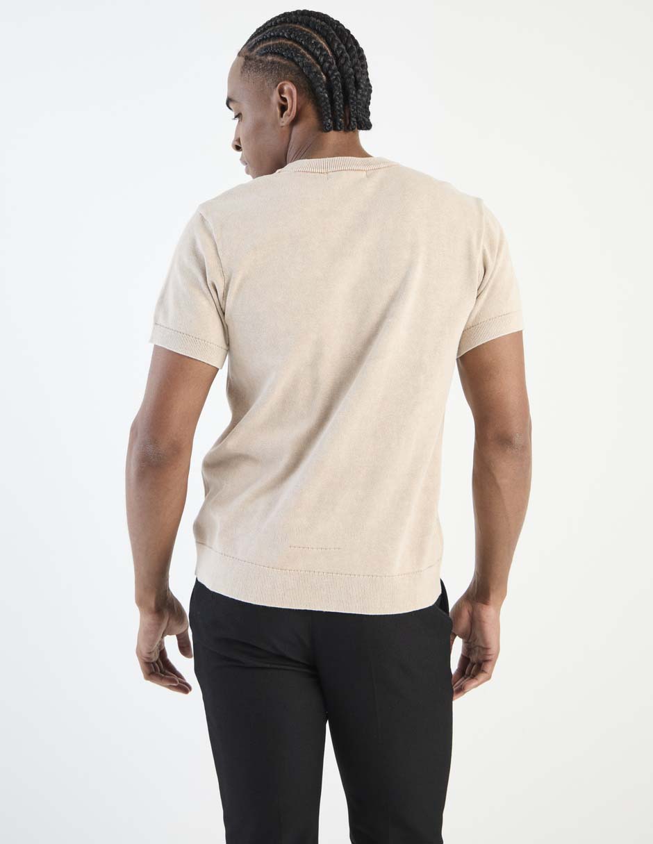 Playera cuello redondo para hombre 2