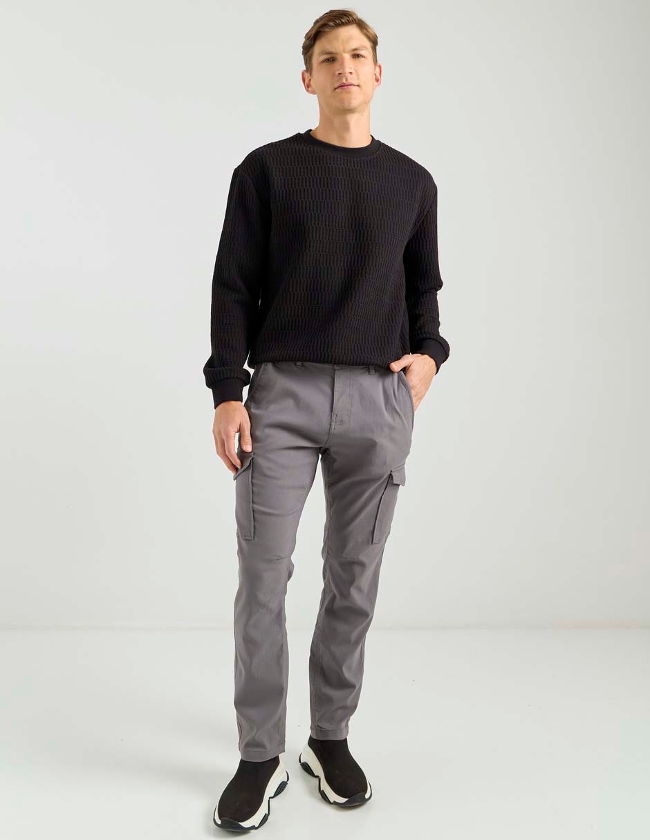 SUDADERA COH26024-6 CONTEMPO, G, NEGRO