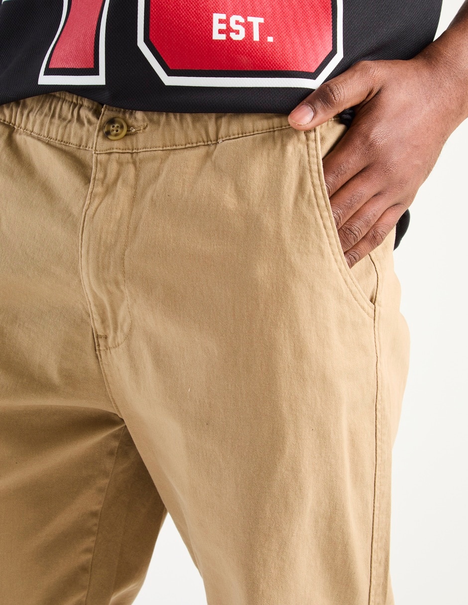 PANTALON CONTEMPO, 36, KHAKI CLARO COH2
