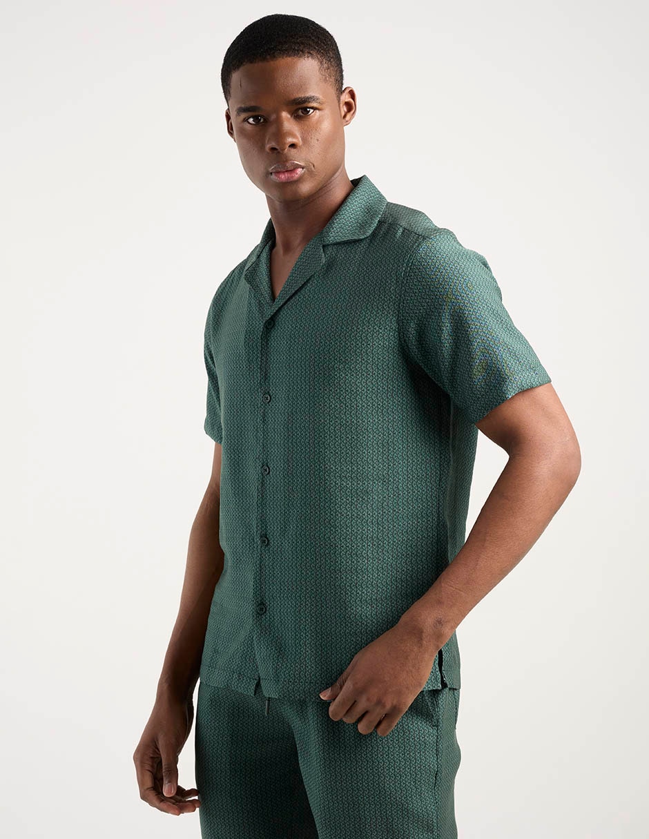 Camisa casual manga corta para hombre 2