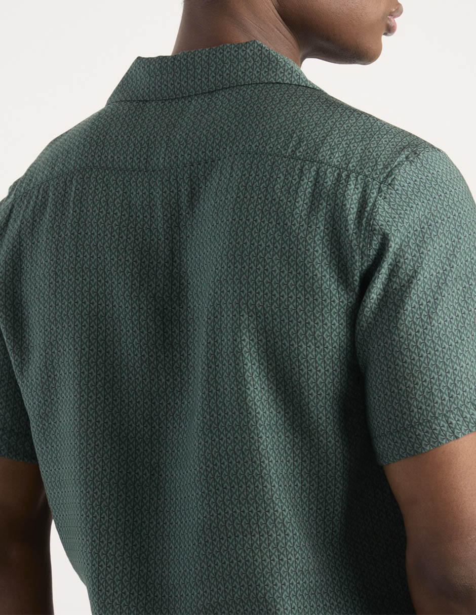 Camisa casual manga corta para hombre 5