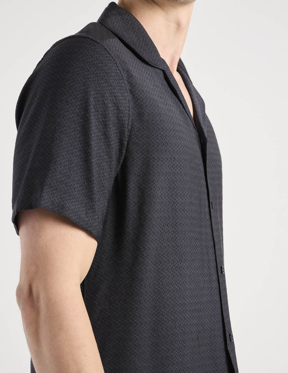 CAMISA COH26074-4SET CONTEMP, M, NEGRO