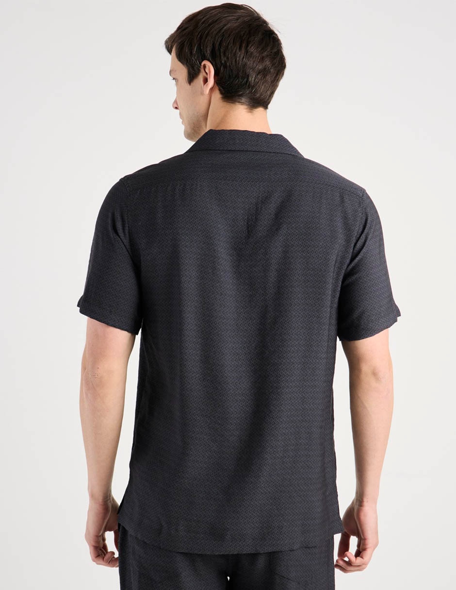 CAMISA COH26074-4SET CONTEMP, M, NEGRO