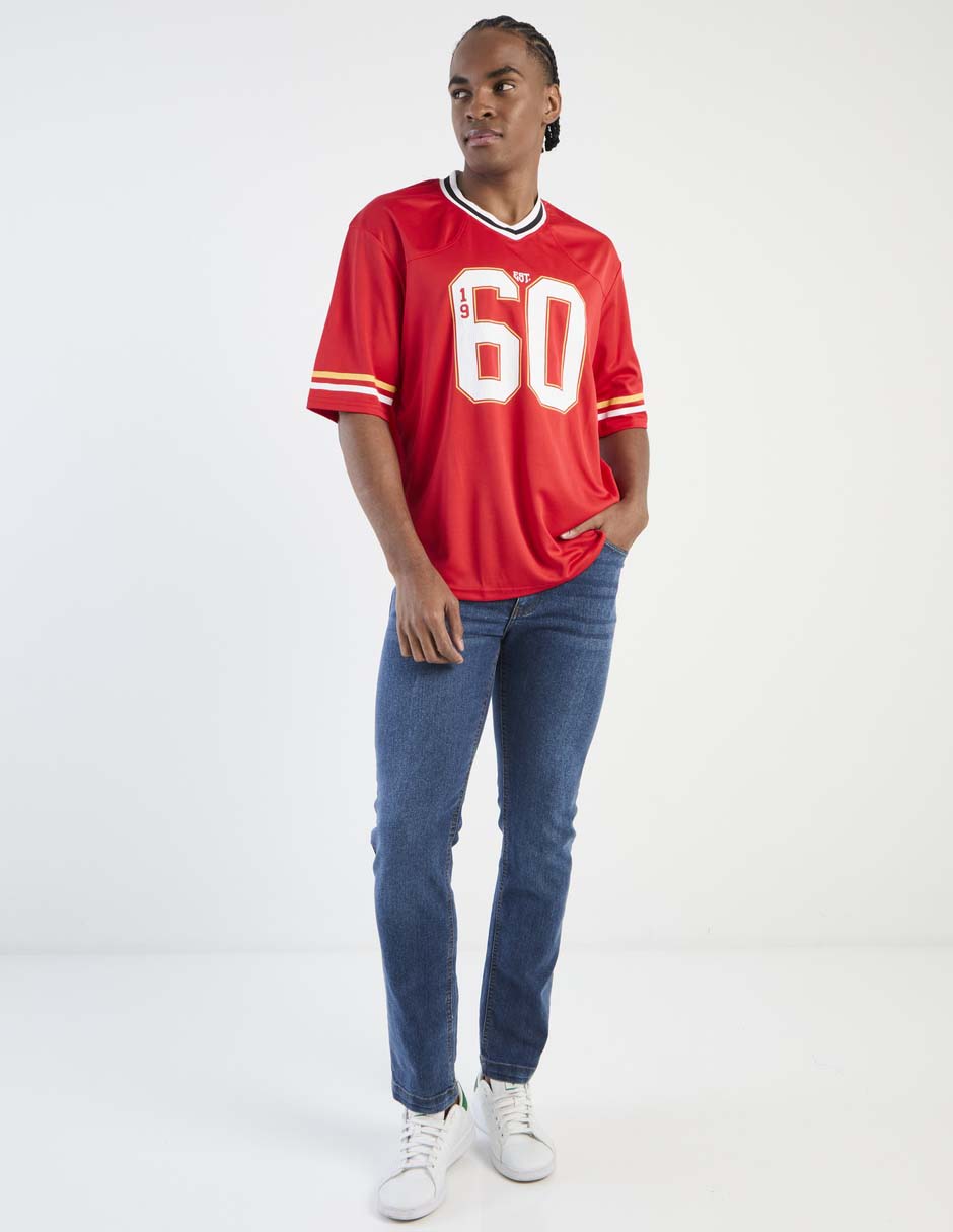 Jeans skinny Contempo lavado obscuro para hombre