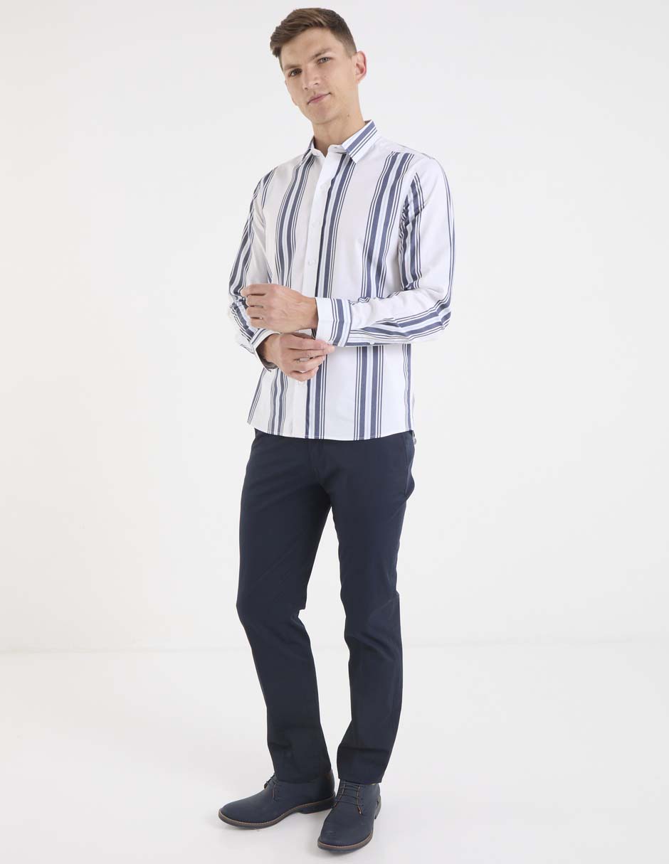 Camisa casual manga larga para mujer 3