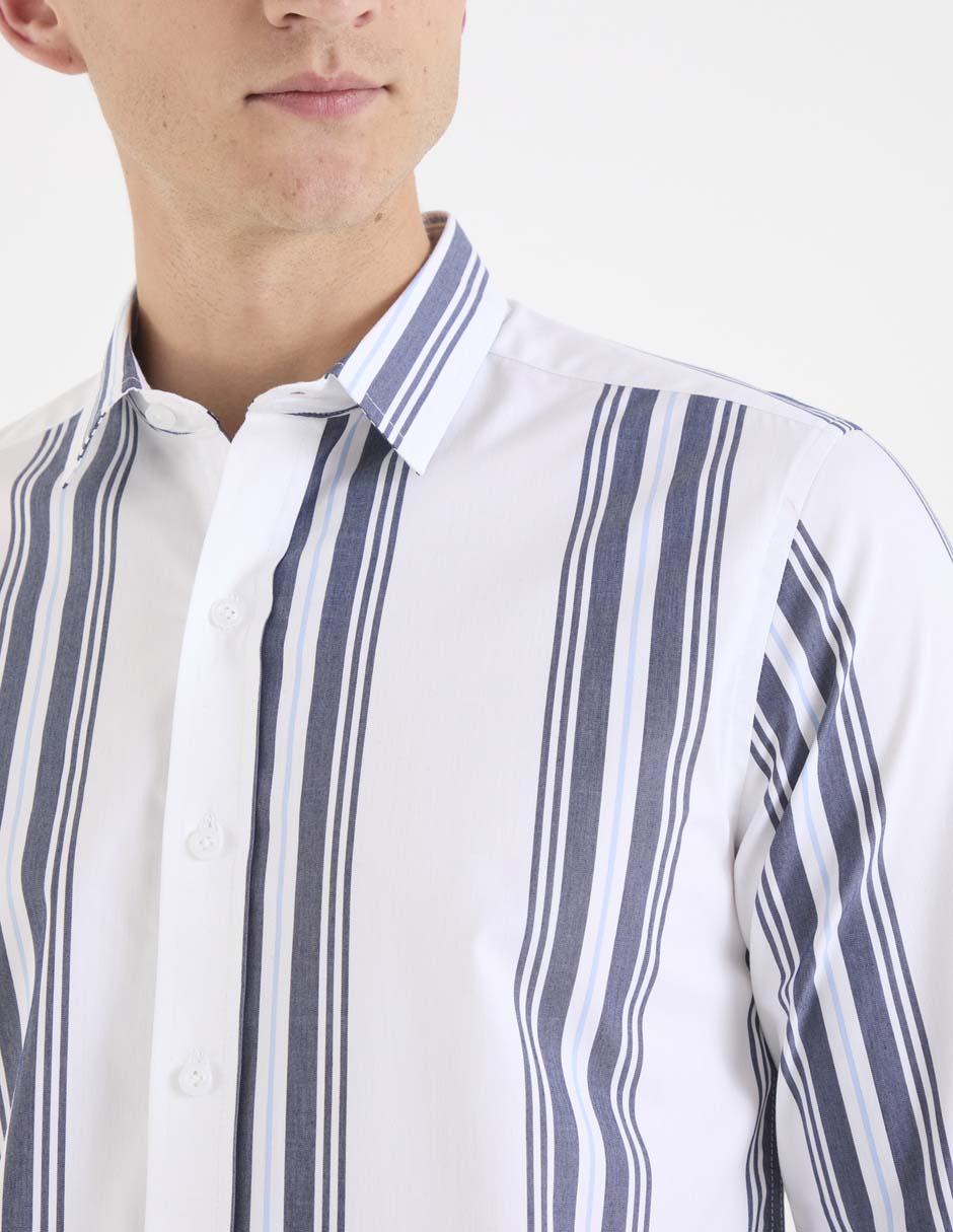 Camisa casual manga larga para mujer 4