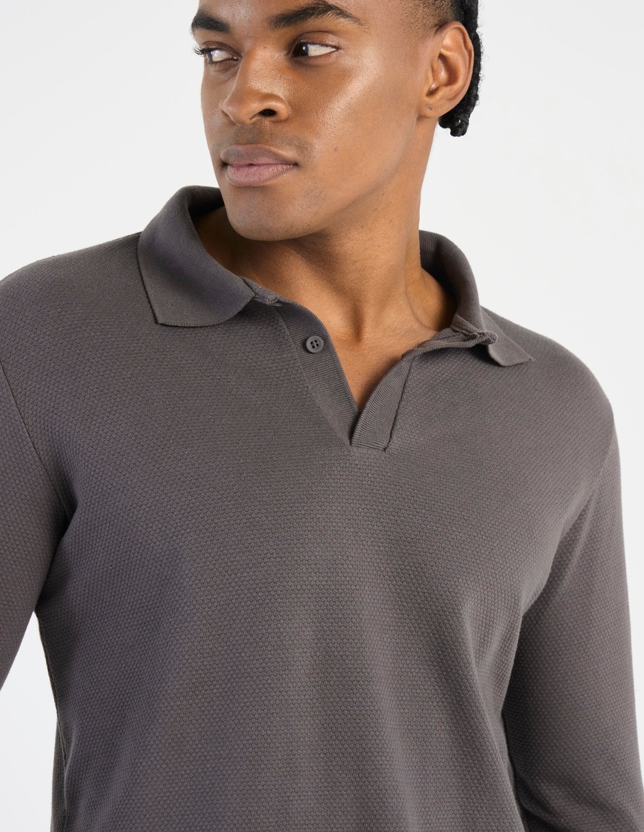 POLO COH25190-10 CON, CH, GRIS OBSCURO