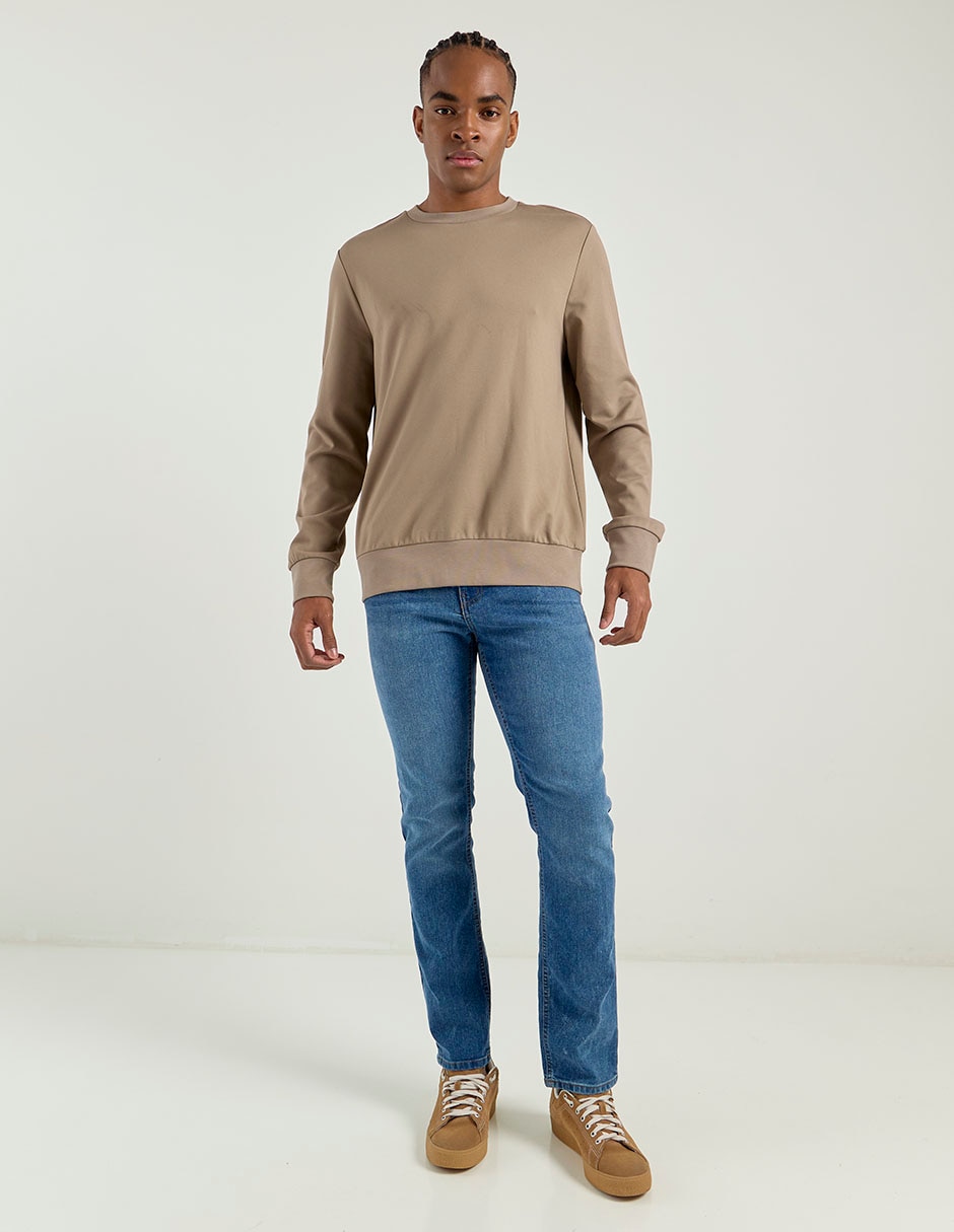 Jeans slim lavado medio para hombre 3