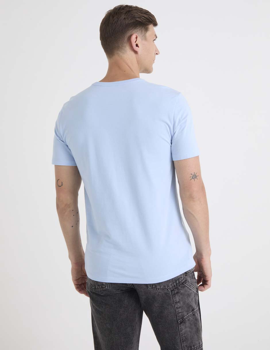 Playera cuello redondo para hombre 2