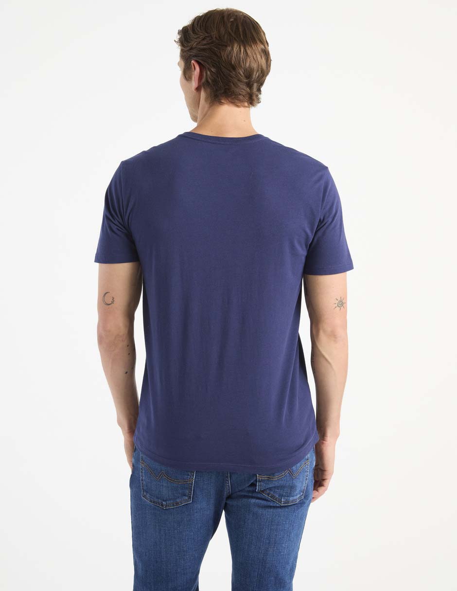 PLAYERA COH25201-10 C, EG, AZUL MARINO