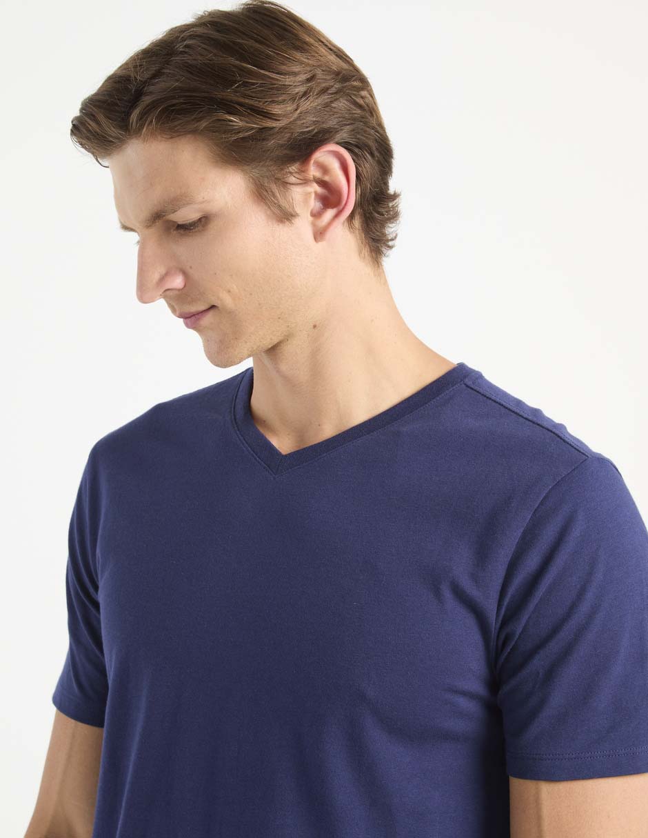 PLAYERA COH25201-10 C, EG, AZUL MARINO