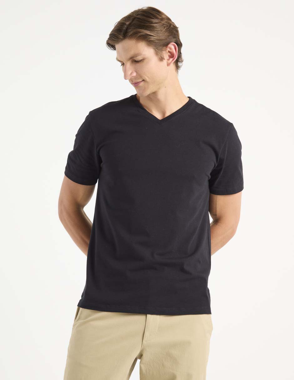 Playera cuello V para hombre Playera cuello V para hombre