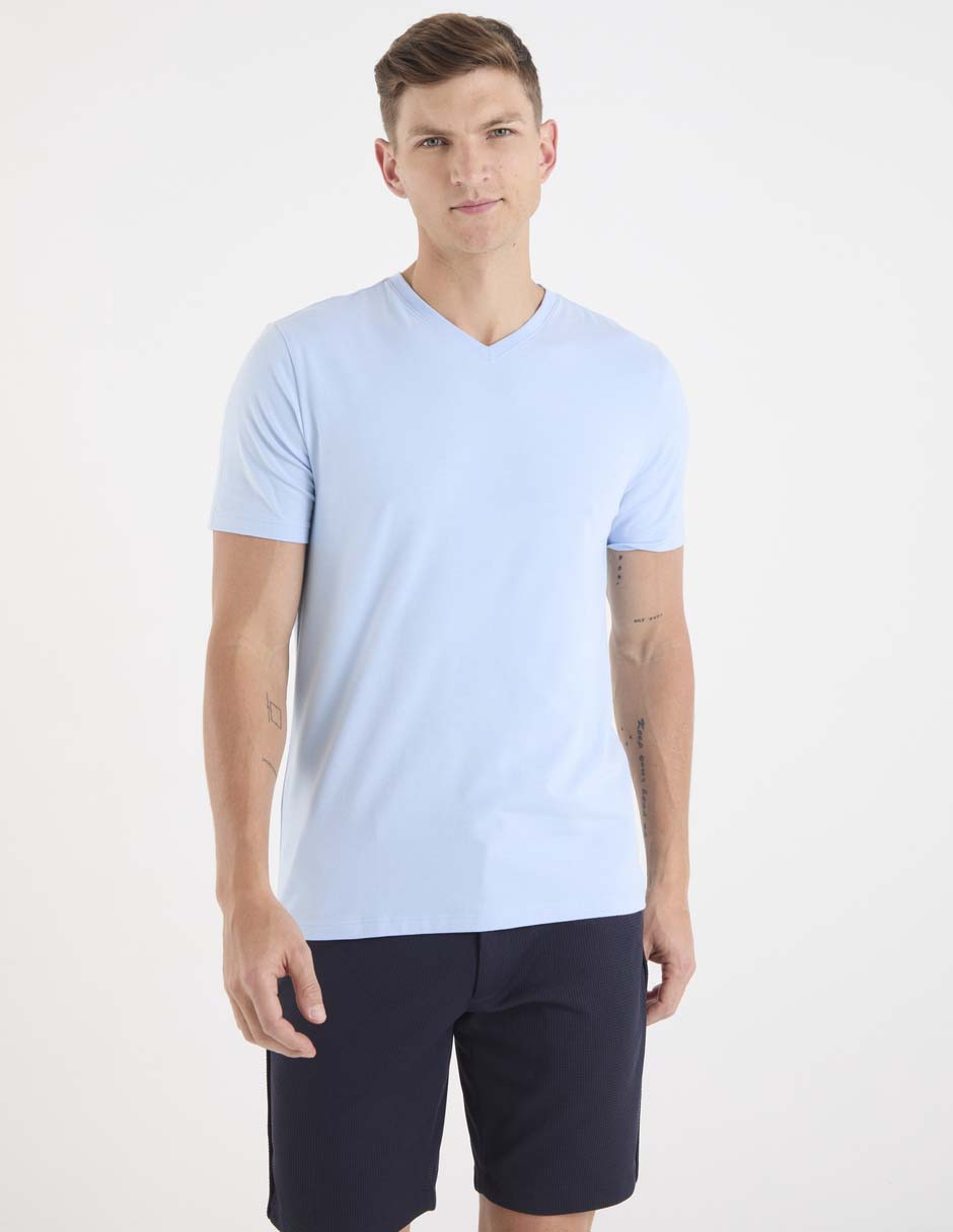 Playera cuello V para hombre Playera cuello V para hombre