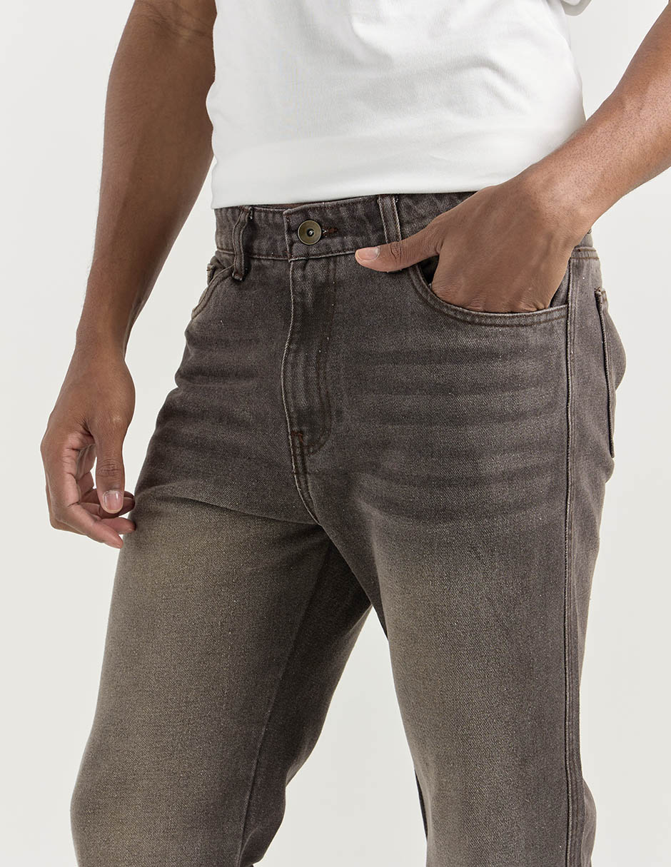 Jeans slim Contempo lavado stone wash para hombre