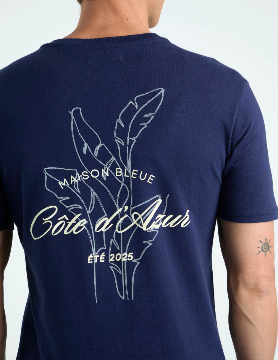 PLAYERA COH26276-3 CON, G, AZUL MARINO
