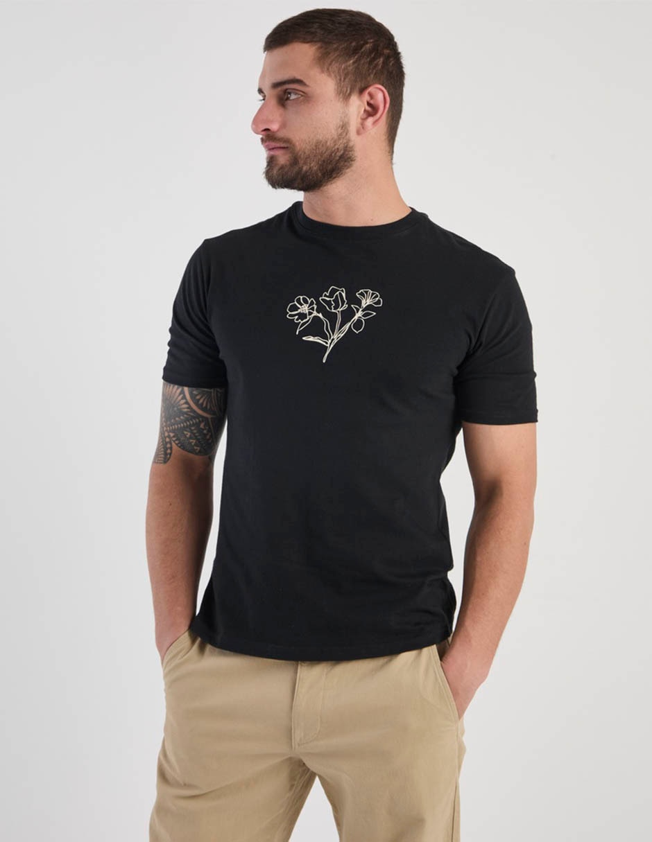 Playera cuello redondo para hombre